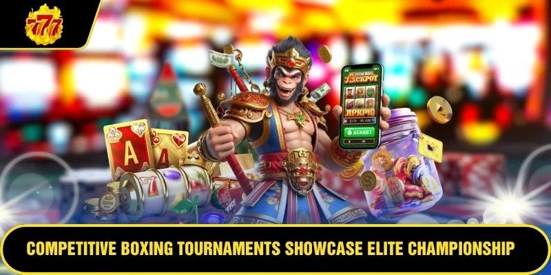 Competitive boxing tournaments showcase elite championship matches