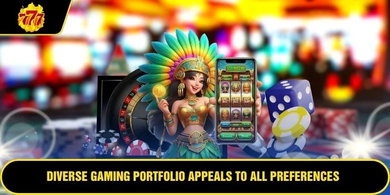 Diverse gaming portfolio appeals to all preferences