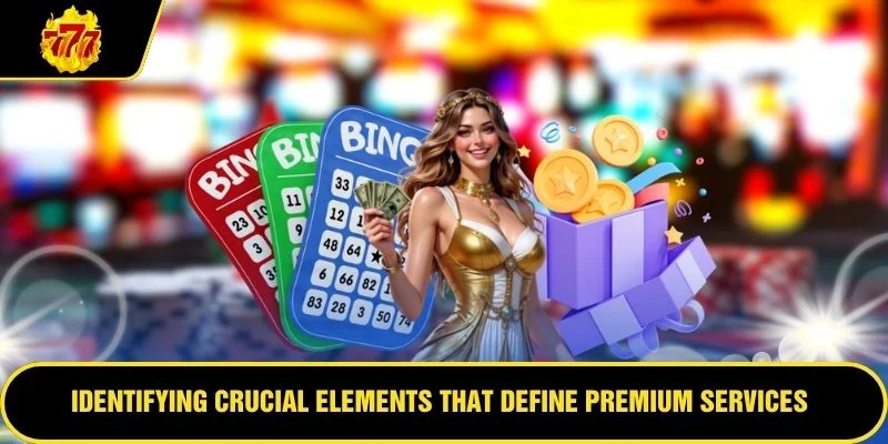 Identifying crucial elements that define premium services
