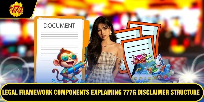 Legal framework components explaining 777G Disclaimer structure