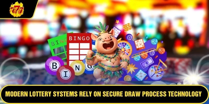 Modern lottery systems rely on secure draw process technology