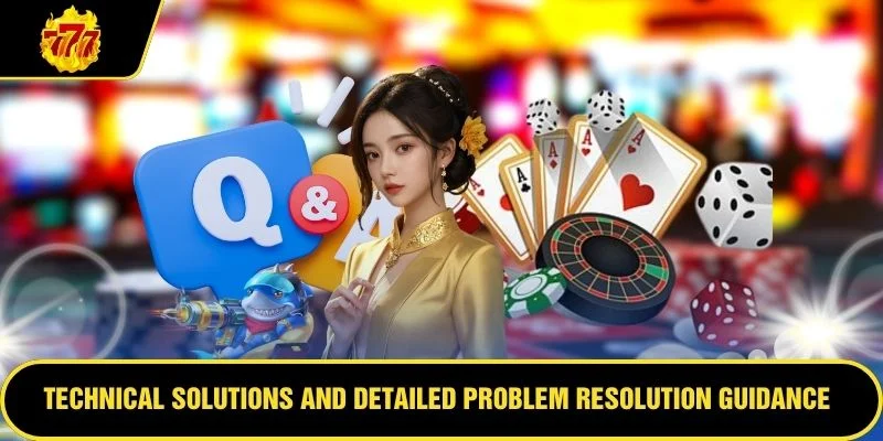 Technical solutions and detailed problem resolution guidance